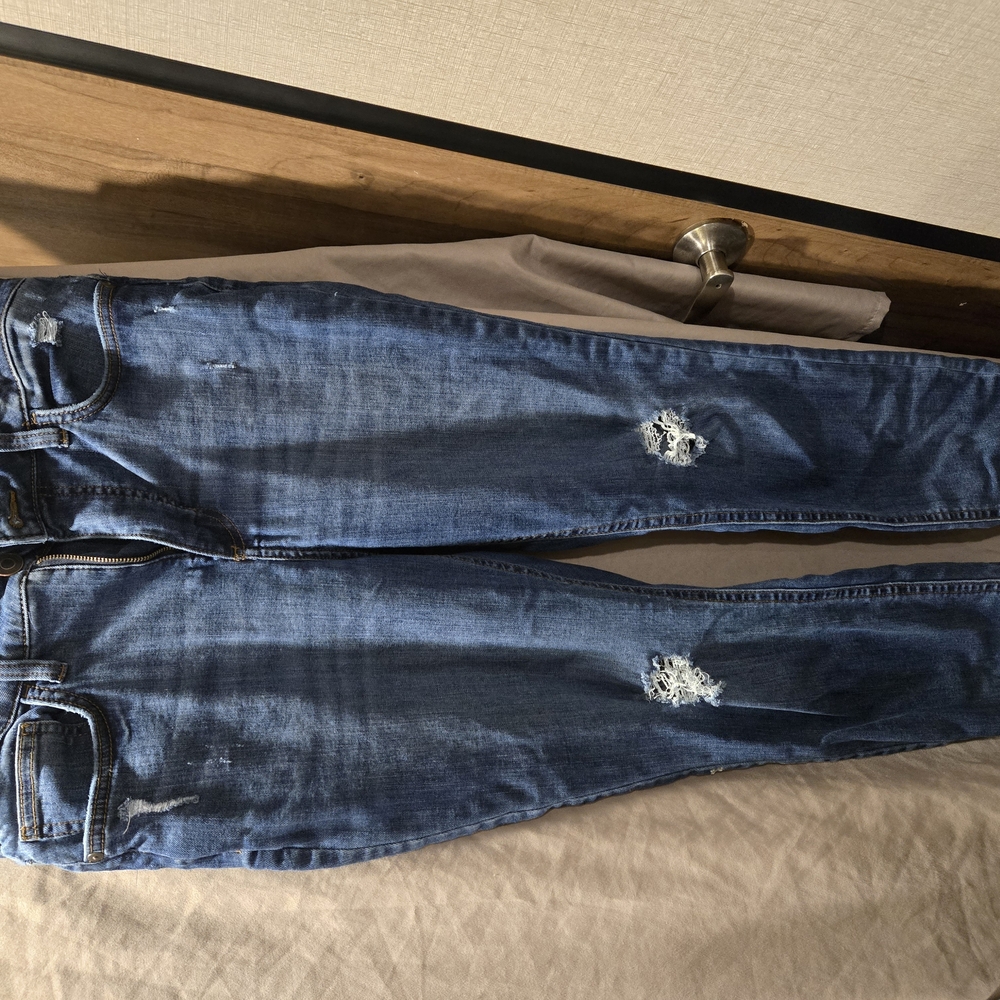 Laurend Comrad Distressed Blue Denim Jeans